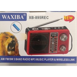 WAXIBA RADIO BT XB-895REC RED