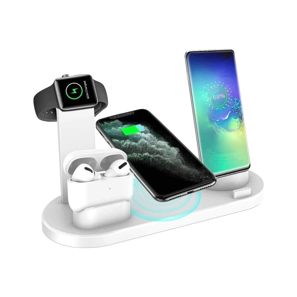Andowl Ασύρματος Φορτιστής (Qi Pad) Λευκός (Q-L023)