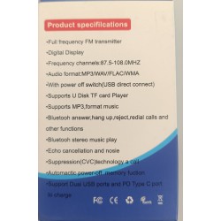 FM TRANSMITTER CAR F3