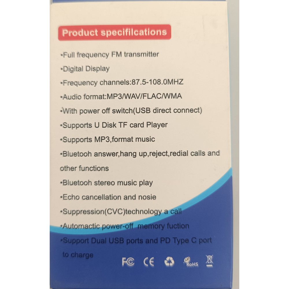 FM TRANSMITTER CAR F3