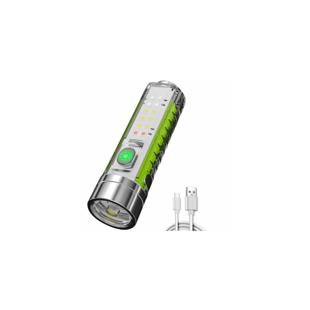 Φορητός Φακός LED Mini 520 (MZF520A) - 8 Λειτουργίες - Επαναφορτιζόμενος