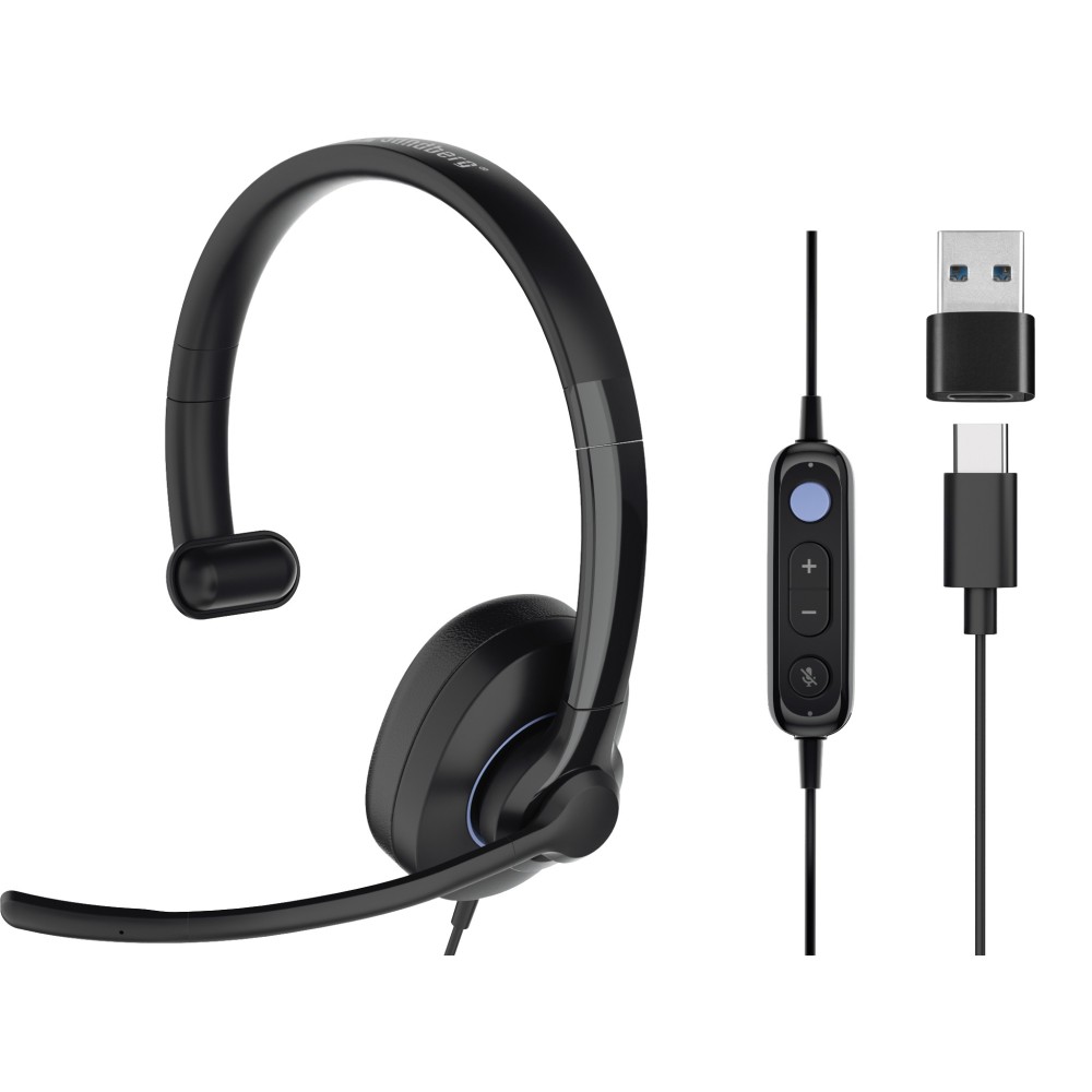 Sandberg USB-C/A Headset Pro Mono ENC