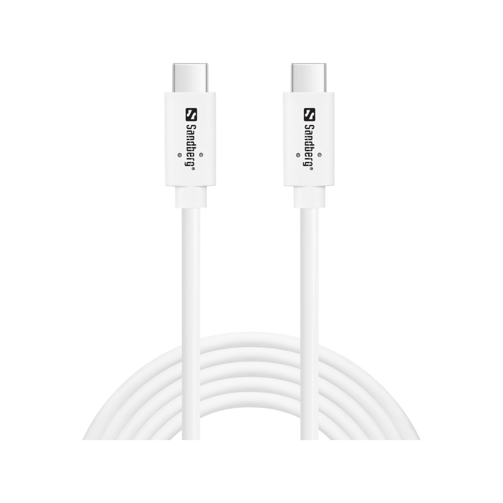 Sandberg USB-C>C USB 3.2 Gen2 100W, 2M