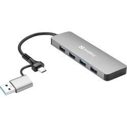 Sandberg USB-C/A to 4xUSB...