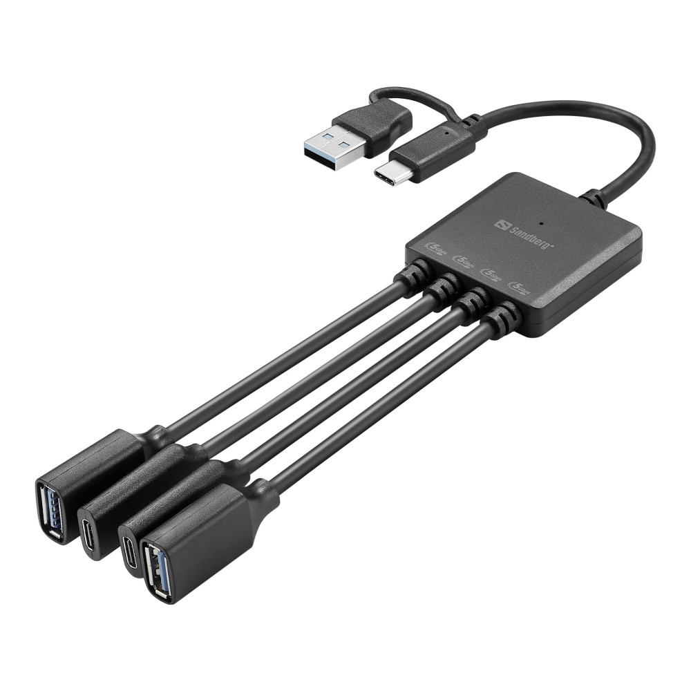 Sandberg USB-C/A to 2A+2C Splitter