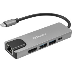 Sandberg USB-C 5in1 Travel...