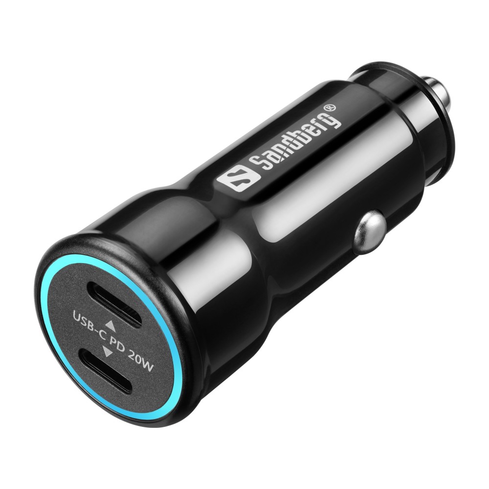 Sandberg Car Charger 2xUSB-C PD40W Saver