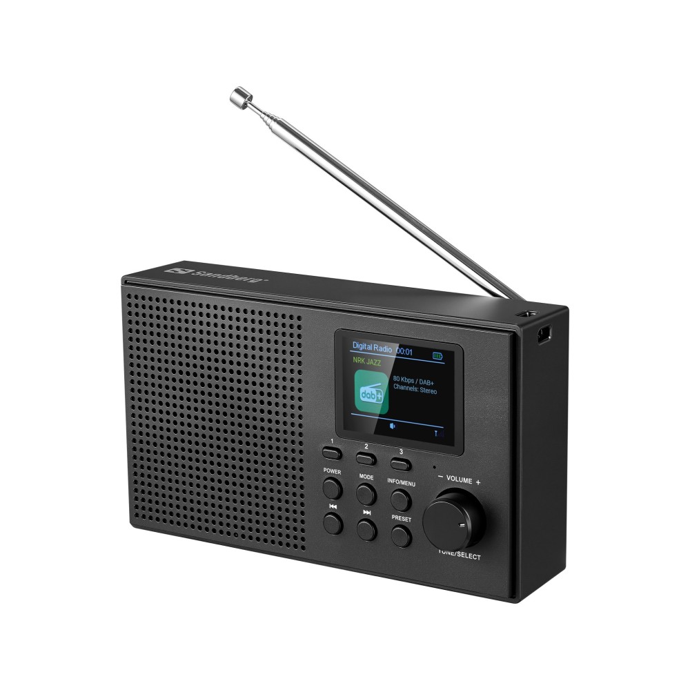 Sandberg Speaker Radio DAB+BT Recharge