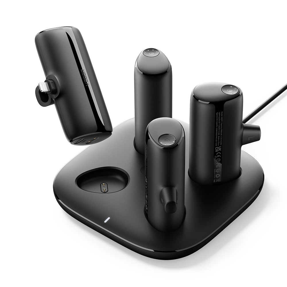 W007 Charging Station 4x5000mAh (4 Type-c) Power Bank Μαύρο