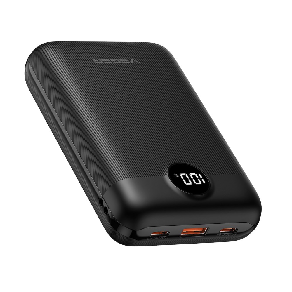 S20 W2081 Power Bank 20000mAh 20W με 1 Θύρες USB-A και 2 Θύρα Type-C Quick Charge 3.0 Μαύρο
