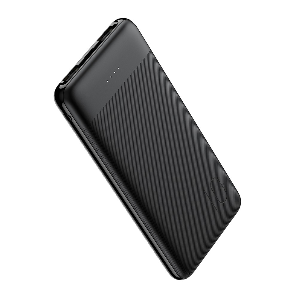 A11S Power Bank 10000mAh 20W με 2 Θύρες USB-A και Θύρα USB-C Power Delivery / Quick Charge 3.0 Μαύρο