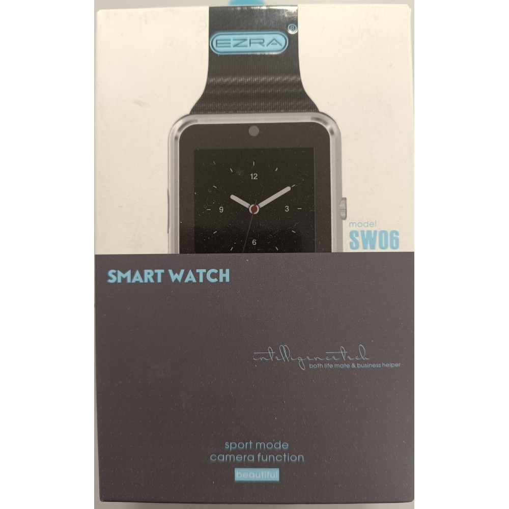 EZRA SW06 SAMRTWATCH (SIM)(BLACK)