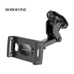 Borofone BH100 Βάση Κινητού Αυτοκινήτου 4.7" - 12.9" με Ρυθμιζόμενα Άγκιστρα Μαύρη BH100
