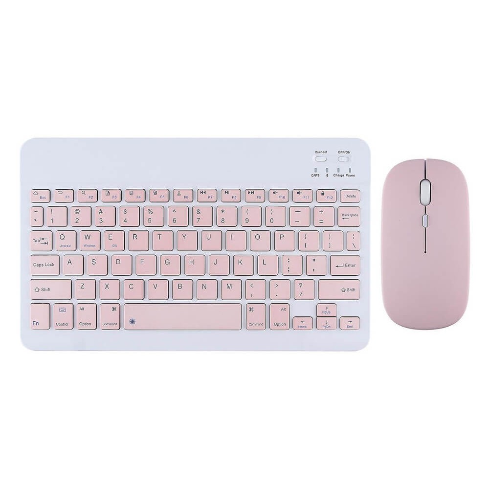 Σετ Πληκτρολόγιο Ποντίκι Ασύρματο Soultronic MKK11 (MKK11_PINK) - Ροζ