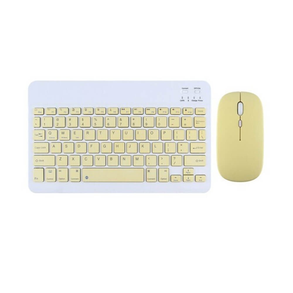 Σετ Πληκτρολόγιο Ποντίκι Ασύρματο Soultronic MKK11 (MKK11_YELLOW) - Κίτρινο